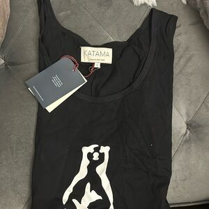 Sportswear for the active lifestyle , katama , black with white front logo